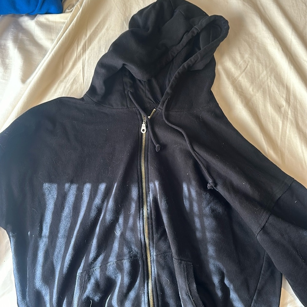 black zip up